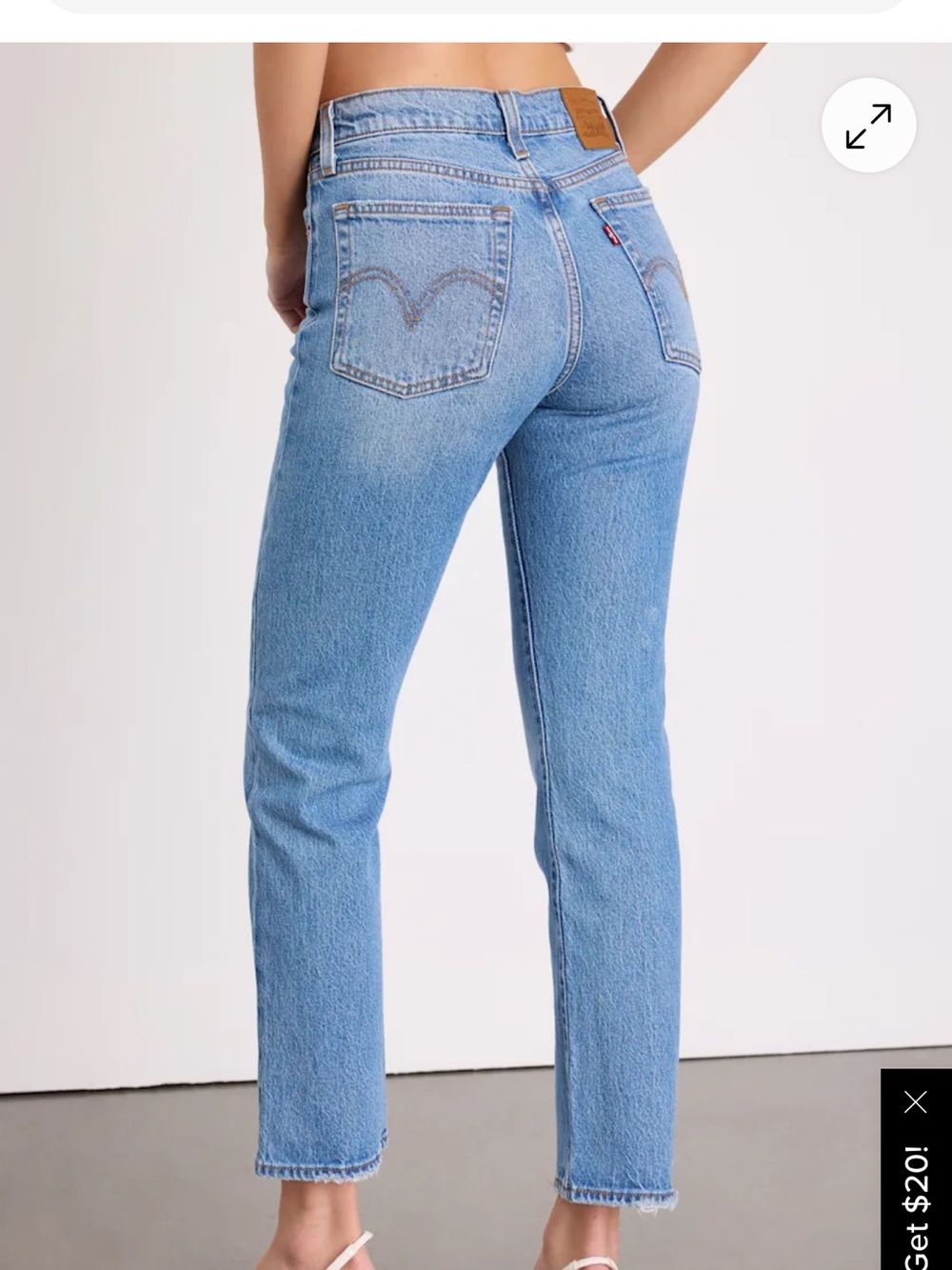 Levi's Women's Light Wash Straight Leg Jeans